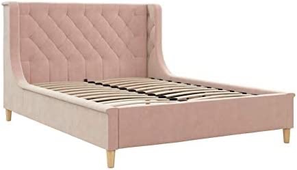 Little Seeds Monarch Hill Ambrosia Pink Full Size Upholstered Bed(Incomplete Box 1/2)