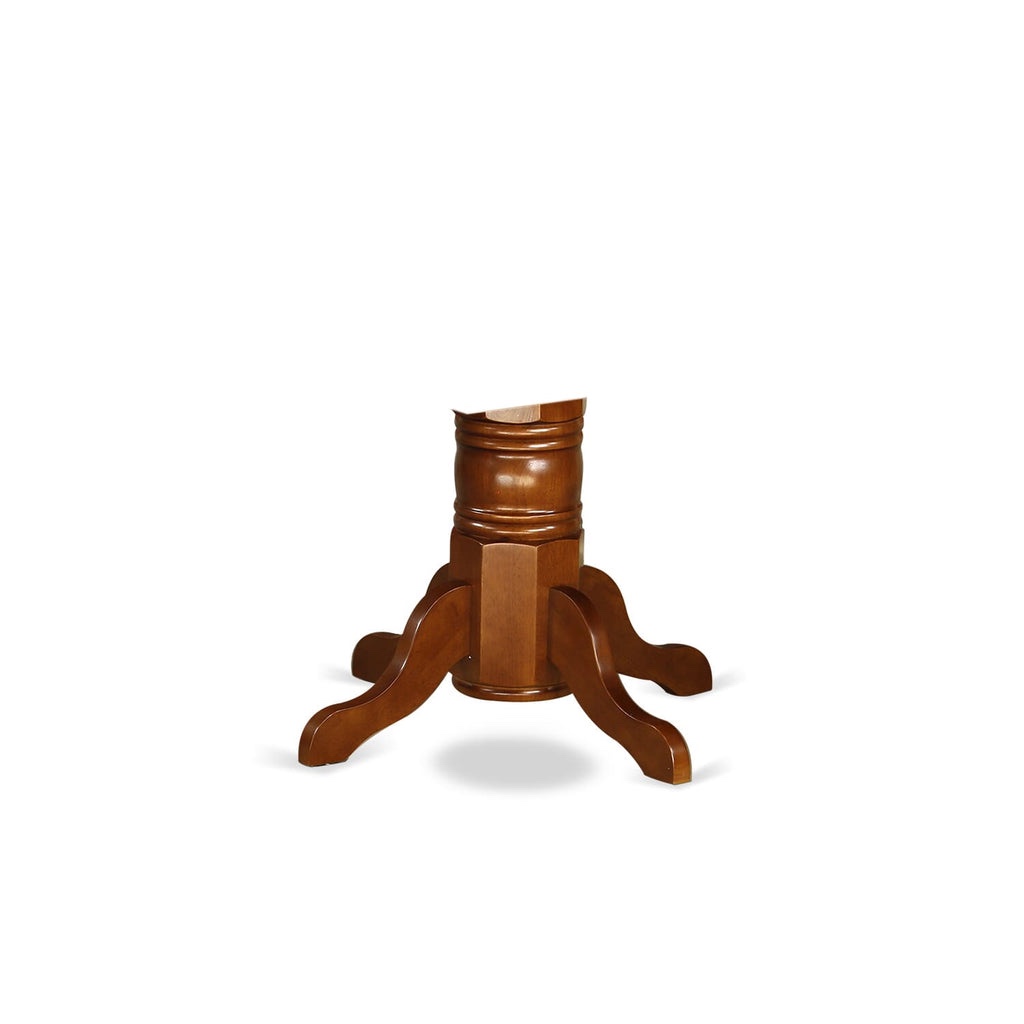 Avon Oval Table Pedestal - Saddle Brown Finish 