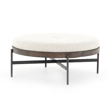 Ligonde Upholstered Ottoman (Damaged)
