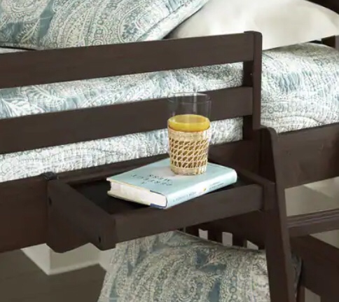 NE Kids Highlands Collection Hanging Tray in Espresso