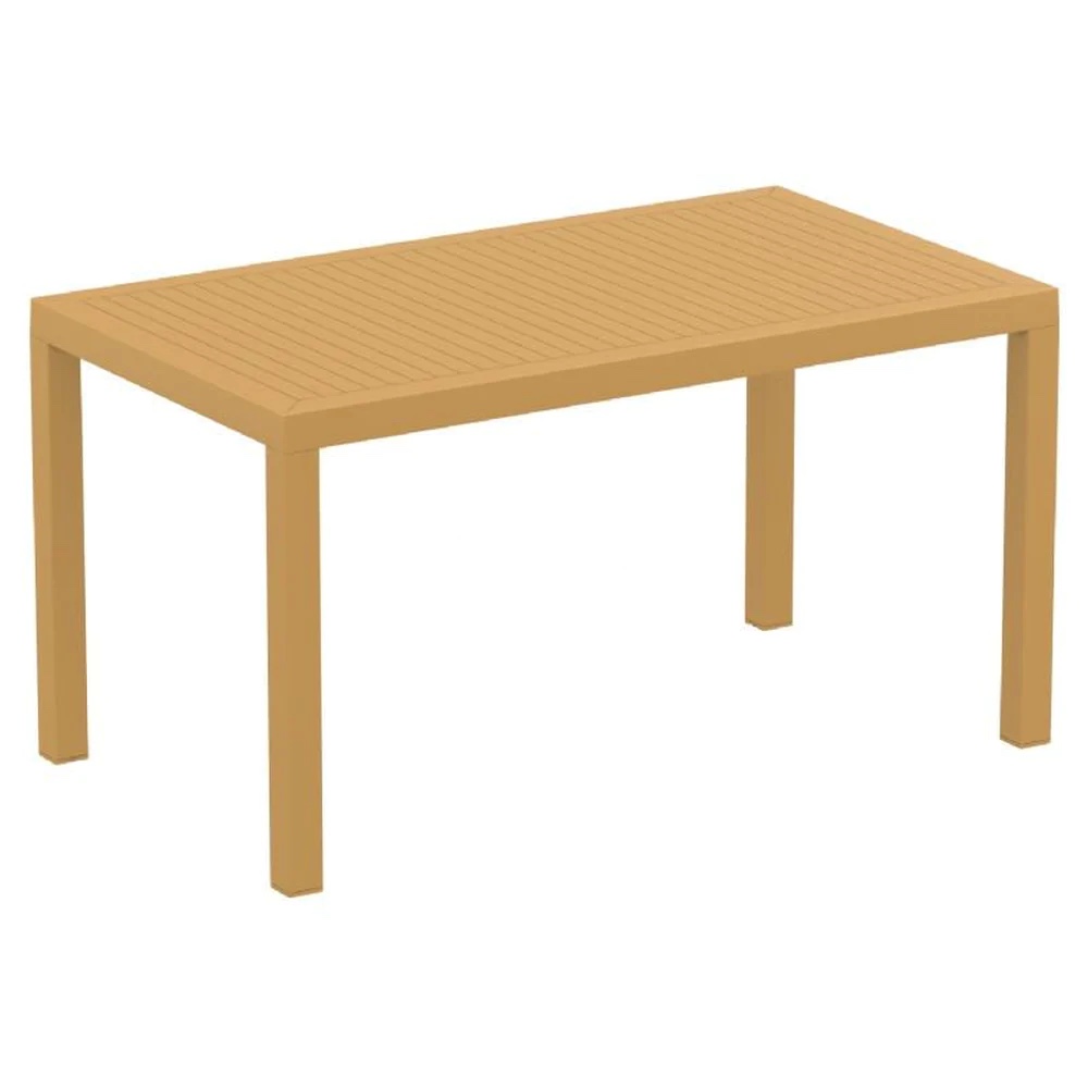 Ares Outdoor Resin Rectangle Dining Table 55 inch