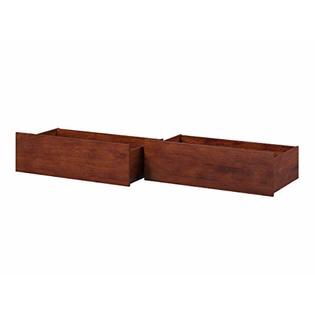 Atlantic Furniture E-66844 Walnut Urban Bed Drawers 