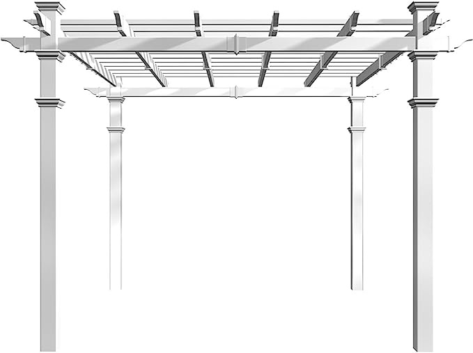 Venetian 10' x 10' Vinyl Pergola (incomplete box 4of5 only)