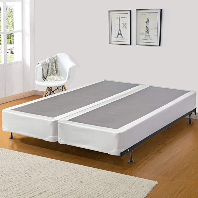 Mayton 8-Inch Wood Split Traditional Box Spring/Foundation For Mattress Set, Queen (incomplete 1 box only)