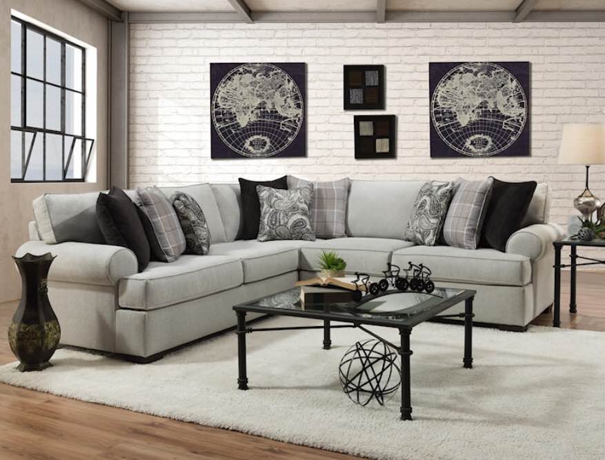 2 PIECE SECTIONAL Cooper Alabaster Collection by Behold Home(incomplete box2/2)