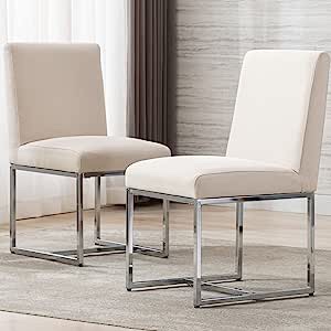 Vescasa white dining chair 