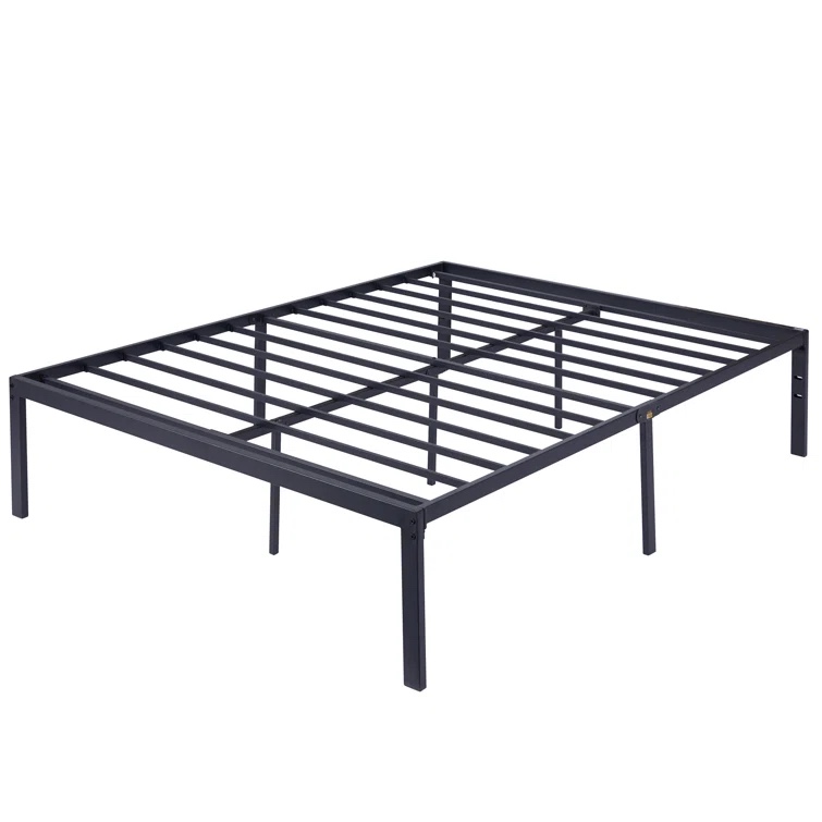 Queen Halstein 16'' Steel Platform Bed Frame Mattress Foundation No Box Spring Needed