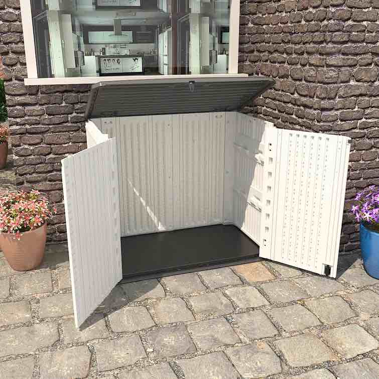 Outdoor 4 ft. 2 in. W x 2 ft. 5 in. D Horizontal Storage Shed (Part number: JWY-KY-YT001AM) See More by FORCLOVER