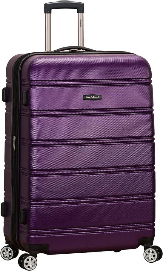 elite purple suitcase 
