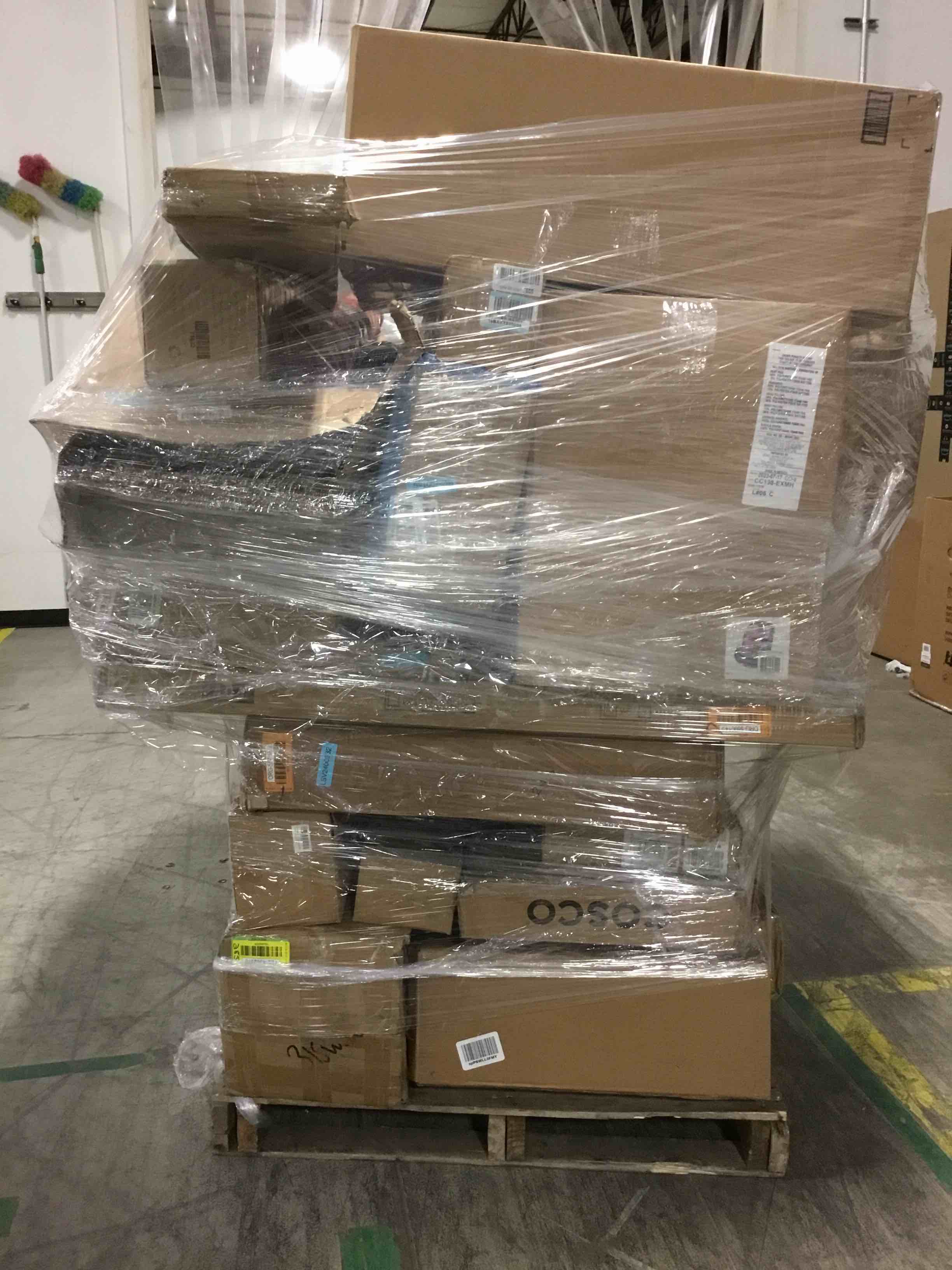 Miscellaneous pallet must take all