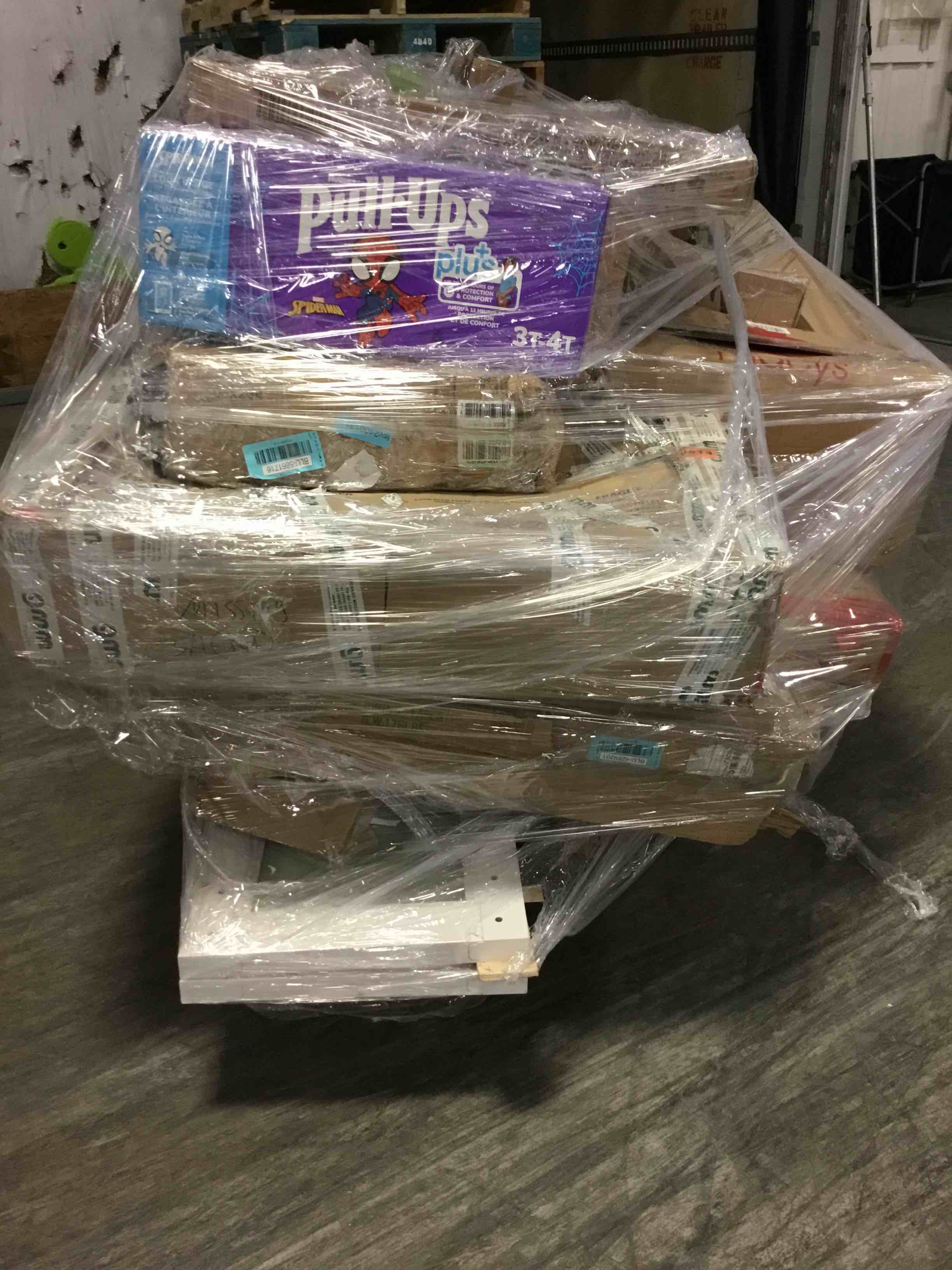 Miscellaneous pallet must take off