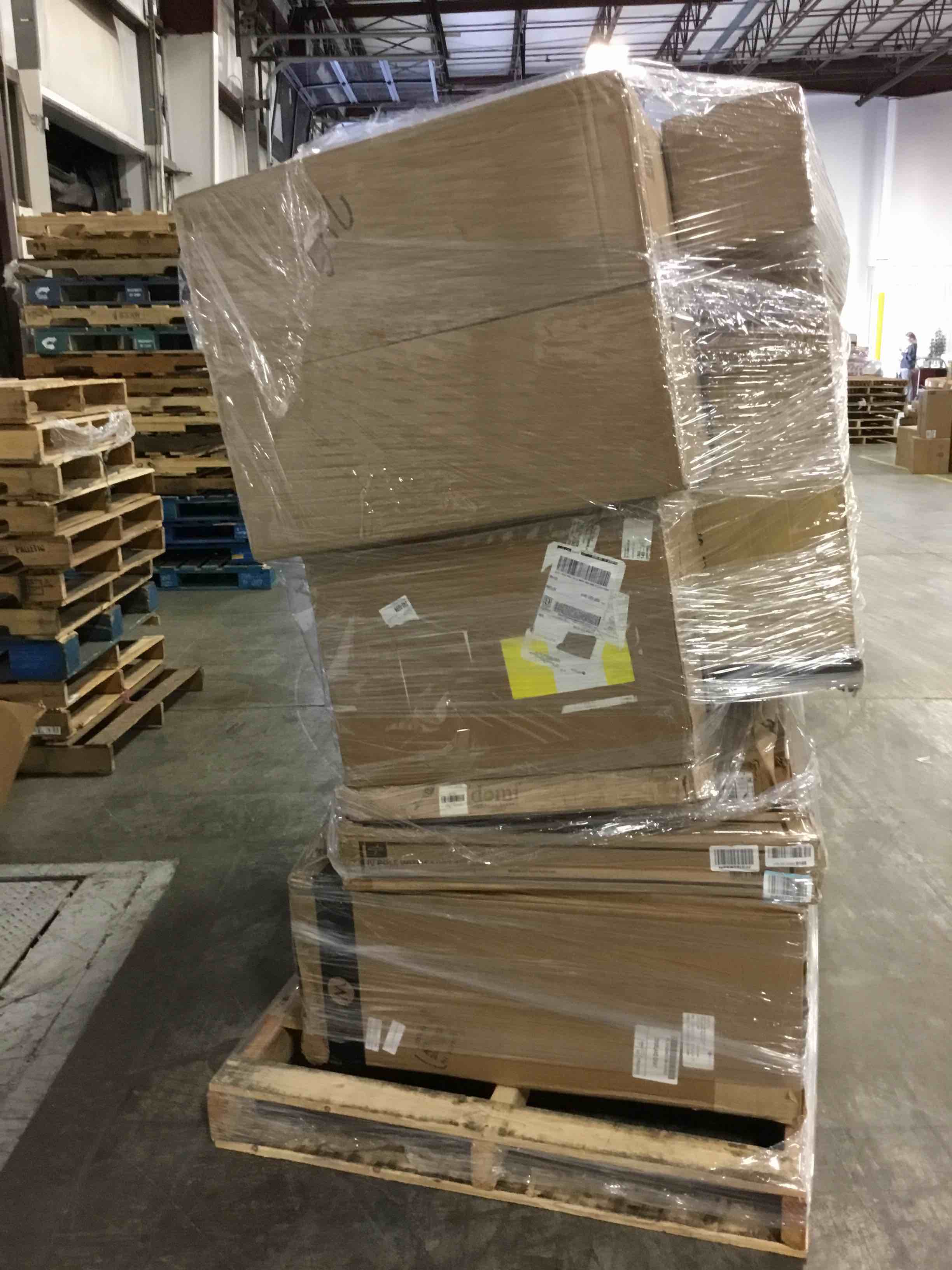 Miscellaneous pallet must take all