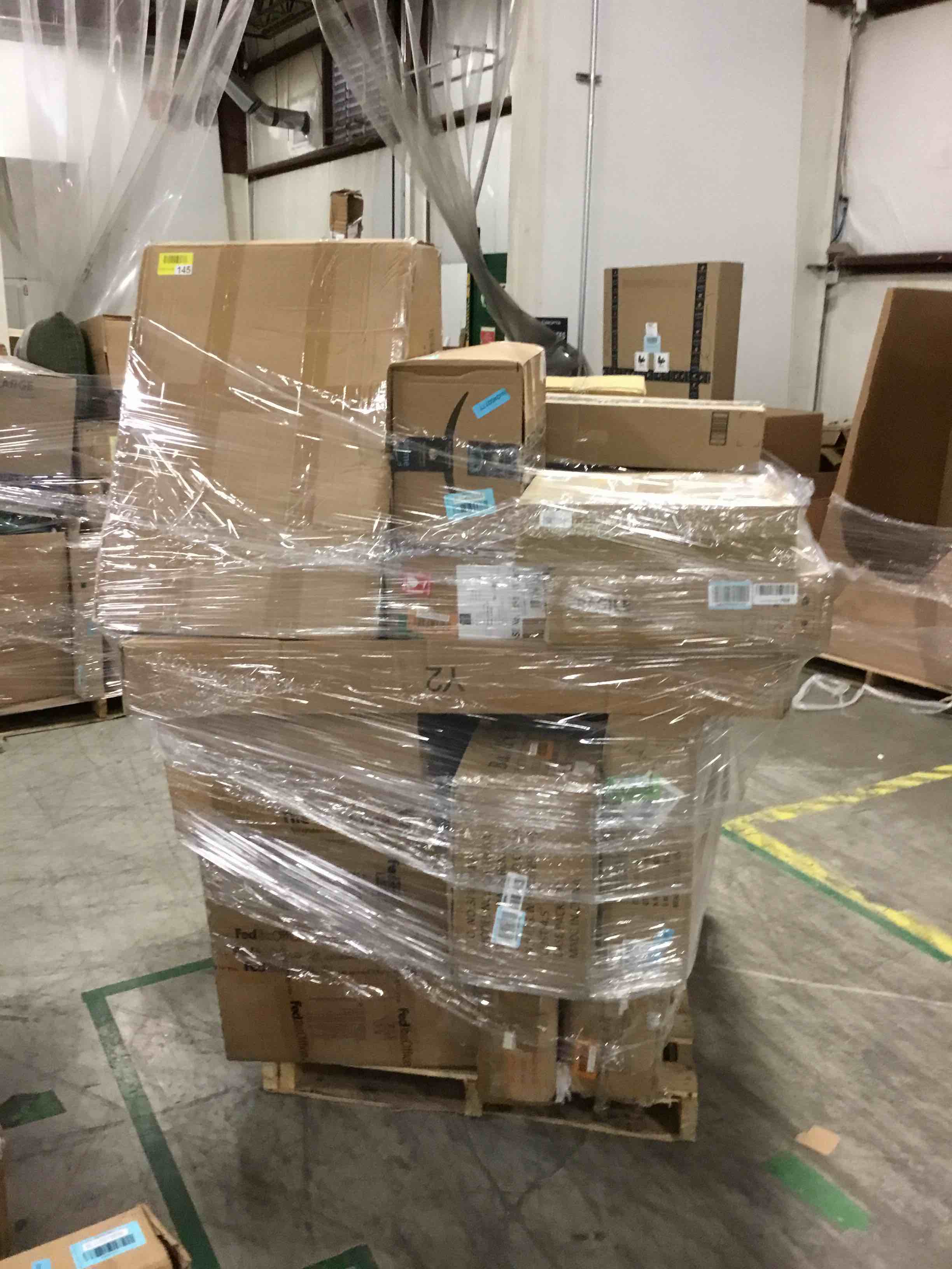 Miscellaneous pallet must take off