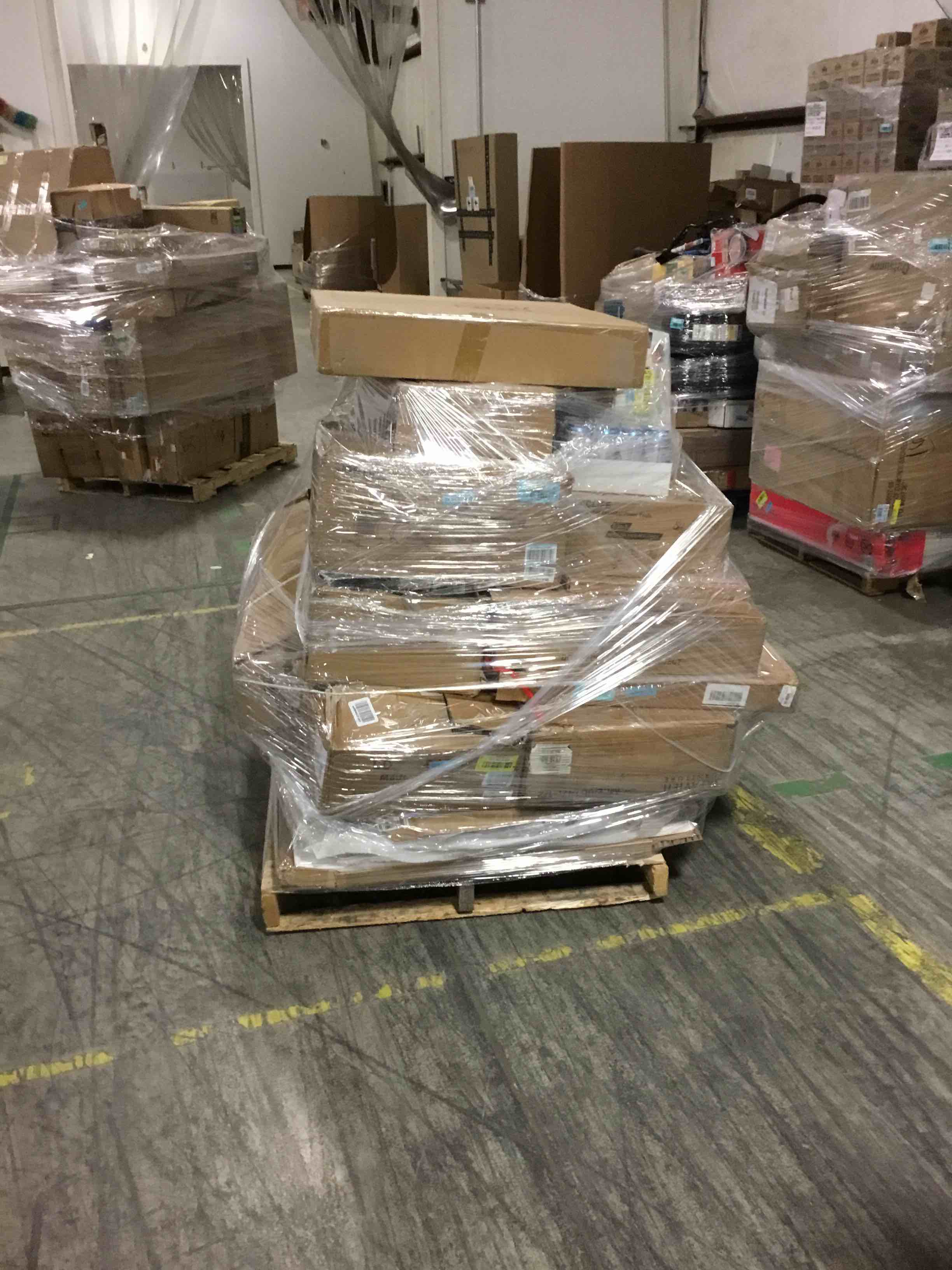 Miscellaneous pallet must take all