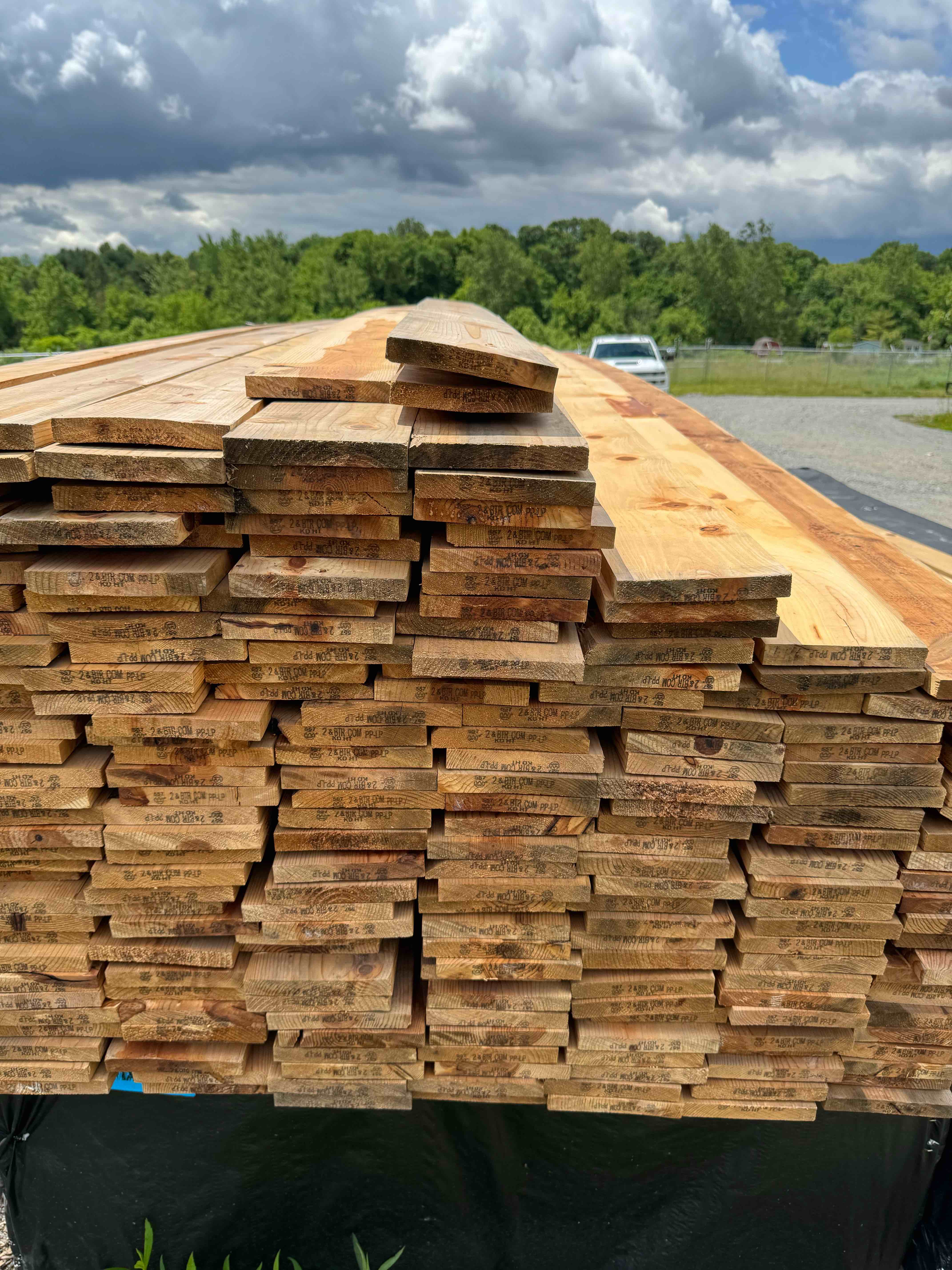 3584 linear foot 256 pieces 1x6 edge ufp edge #2 pp treated lumber your bid per linear foot