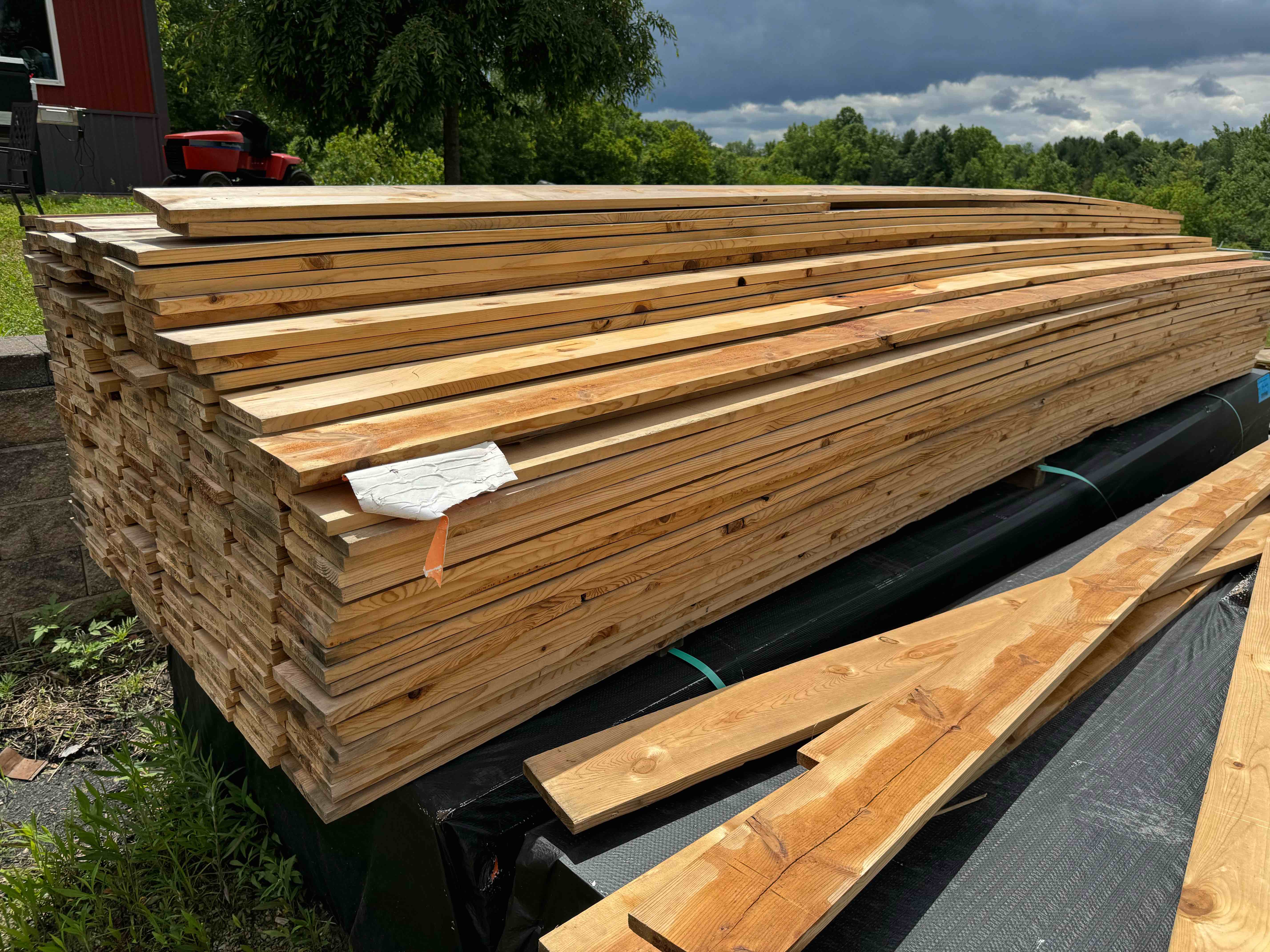 1782 linear foot 128 pieces 1x6 ufp edge #2 pp treated lumber your bid per linear foot