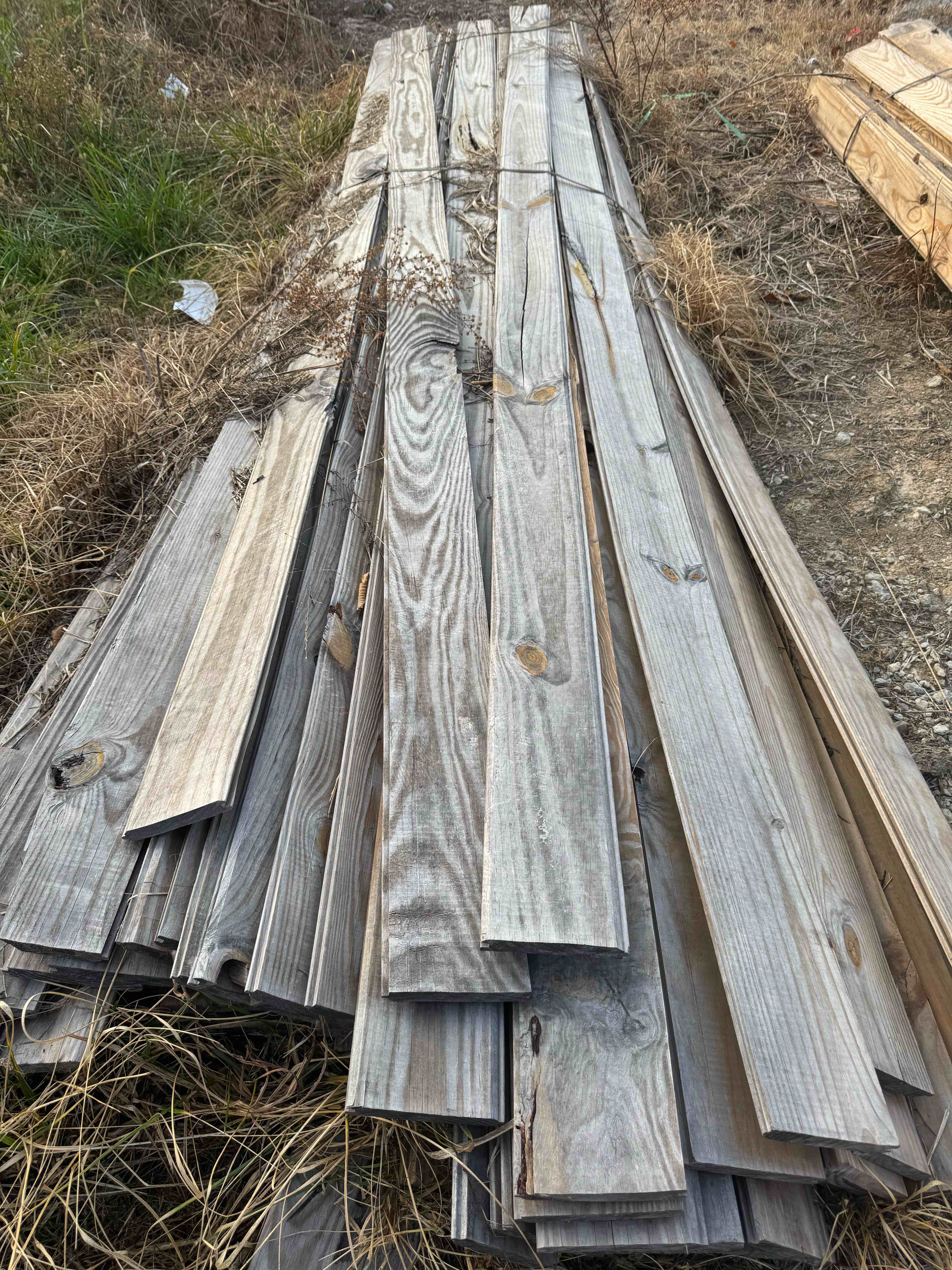 44 boards 352 linear foot of 8 ft composite boards your bid per linear foot 