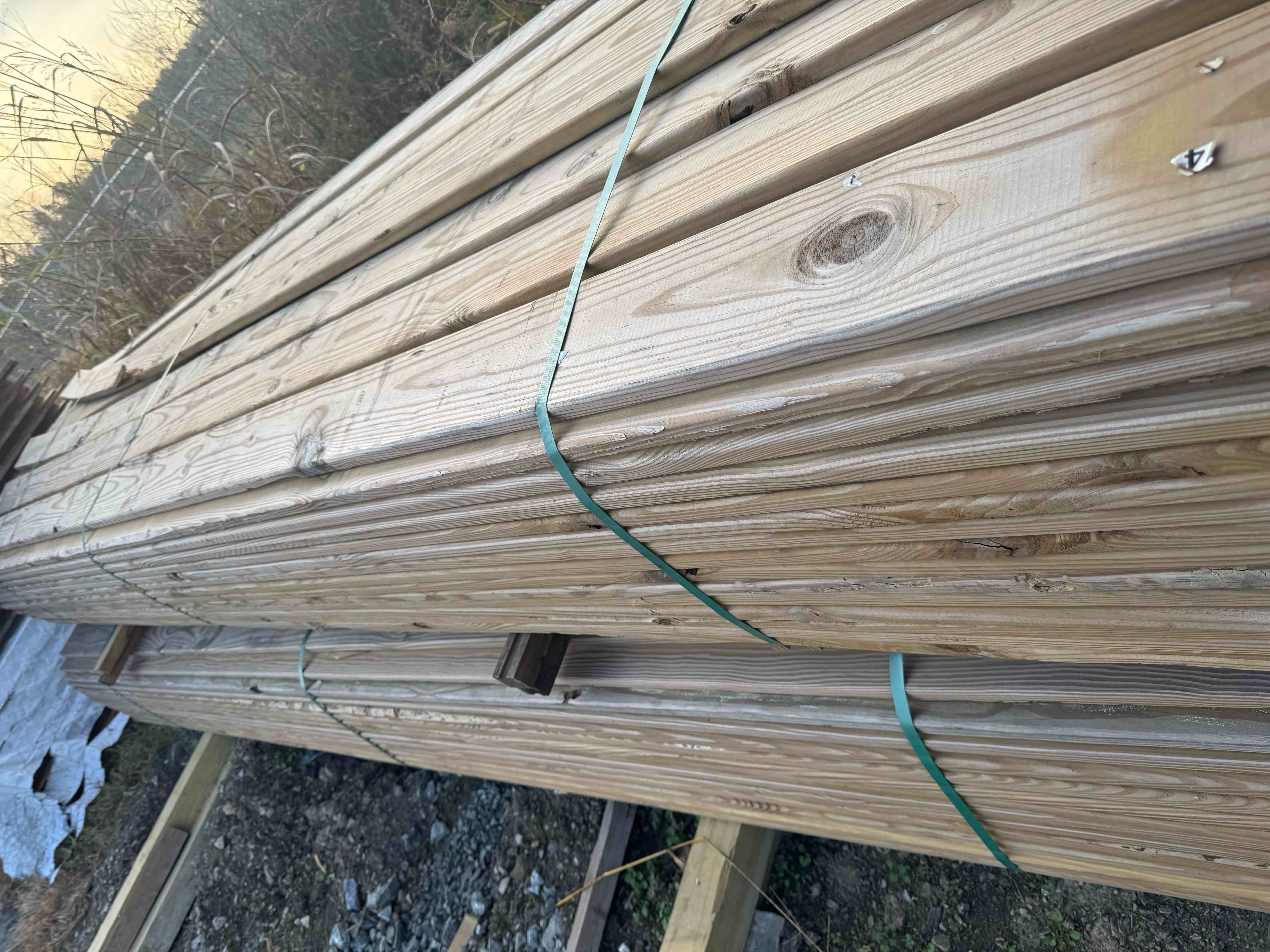 60 boards 840 linear foot of 1x6x14 boards your bid per linear foot 