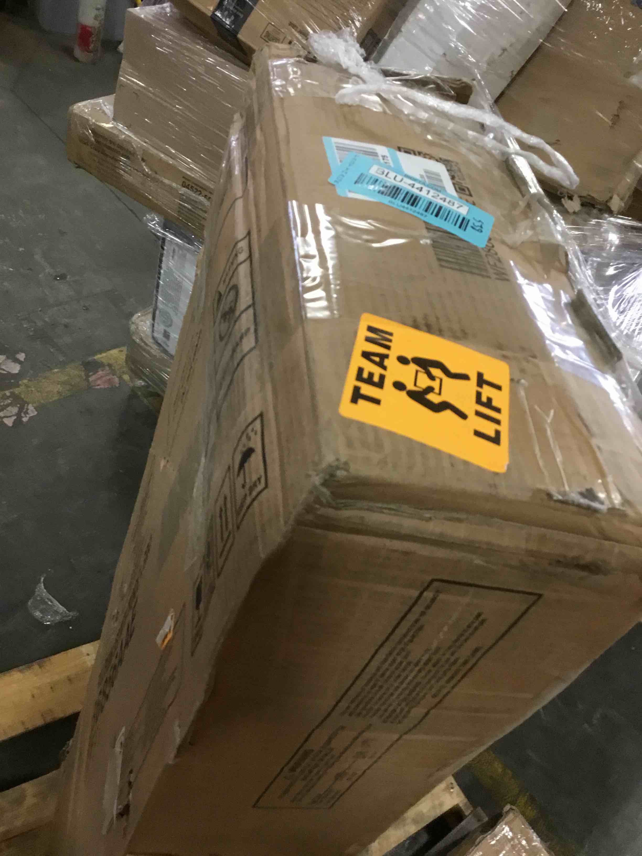 Full Bunk Bed with Trundle Grey incomplete 