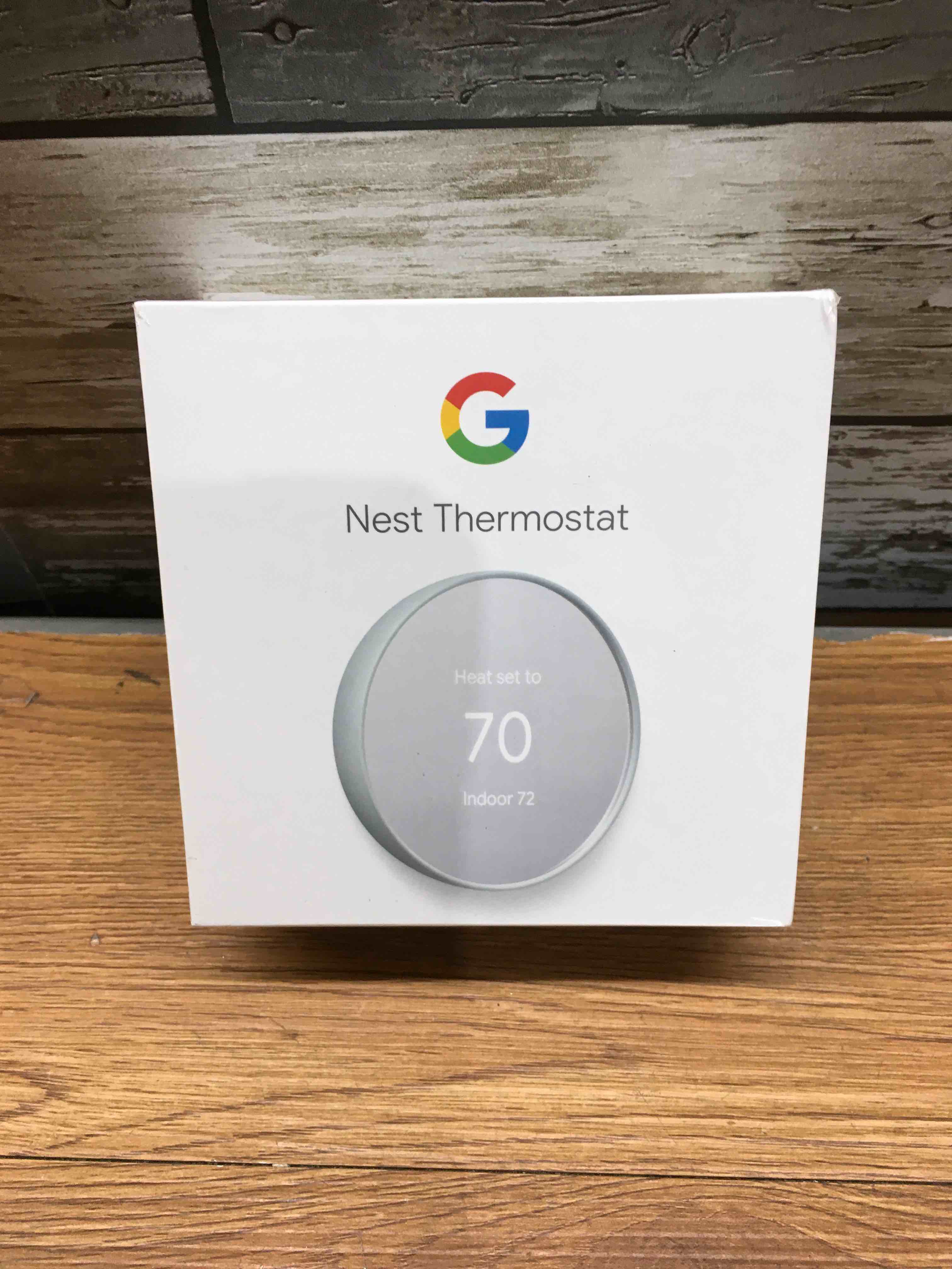 Google Nest Thermostat - Smart Thermostat for Home - Programmable Wifi Thermostat - Fog