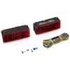 MaxxHaul 12-Volt LED Low Profile Submersible Rectangular Trailer Light Kit