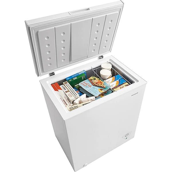 Cool Living 5 Cu. Ft. White Chest Freezer
