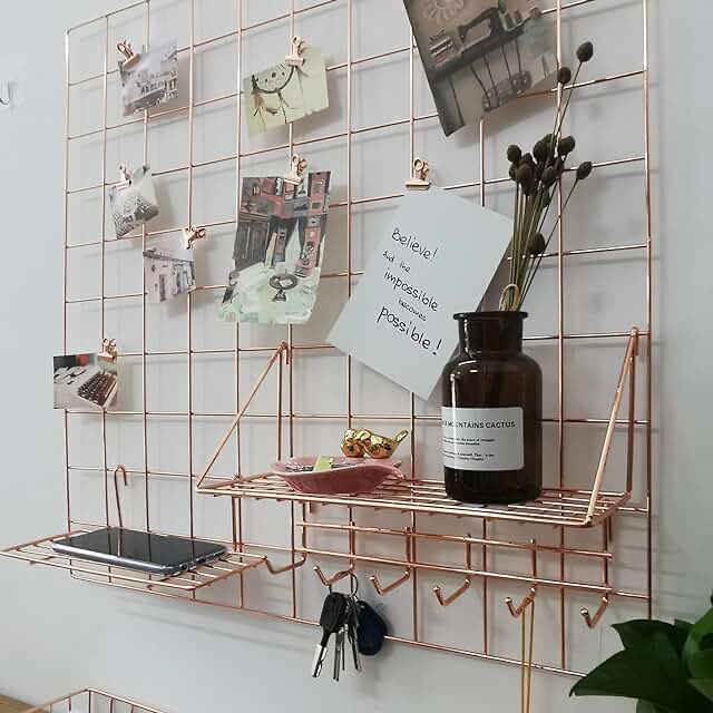 GRIDYMEN multifunctional electroplated bling metal mesh grid 