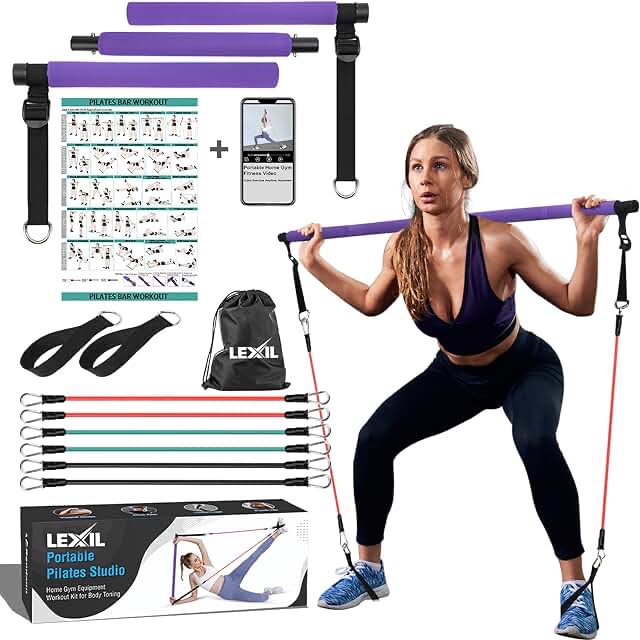 FIT KYND Pilates exercise bar purple