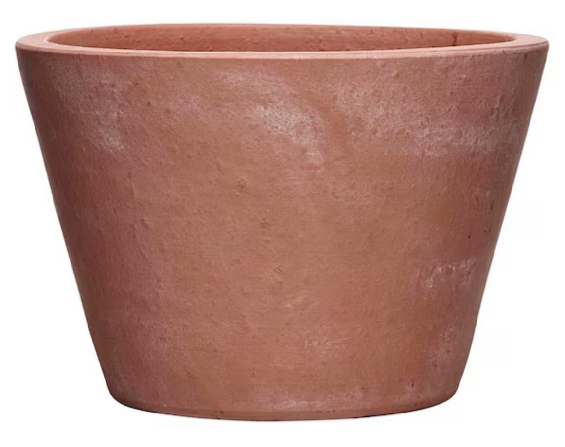 7.9in(2cm) Southern Patio Clay Vaso Planter 2 Pack