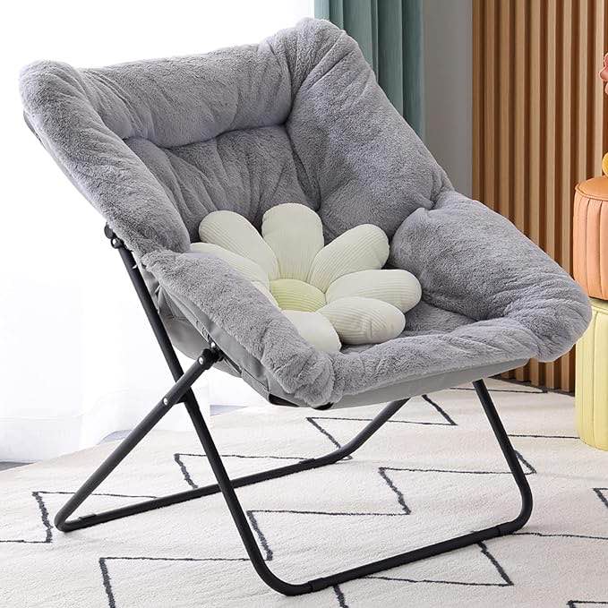 Givjoy saucer chair grey 