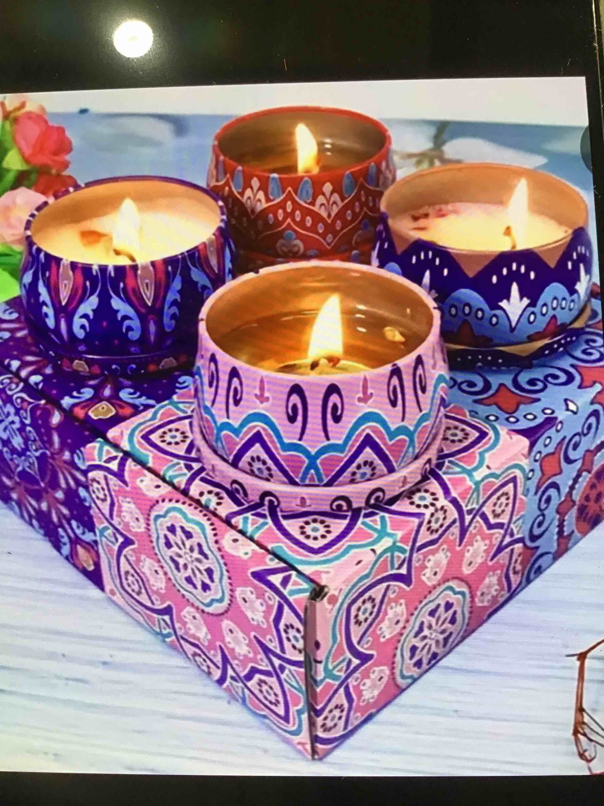 Supreme Lights Scented Candle in Tin, Coconut Wax, 4 Flavors, 6oz