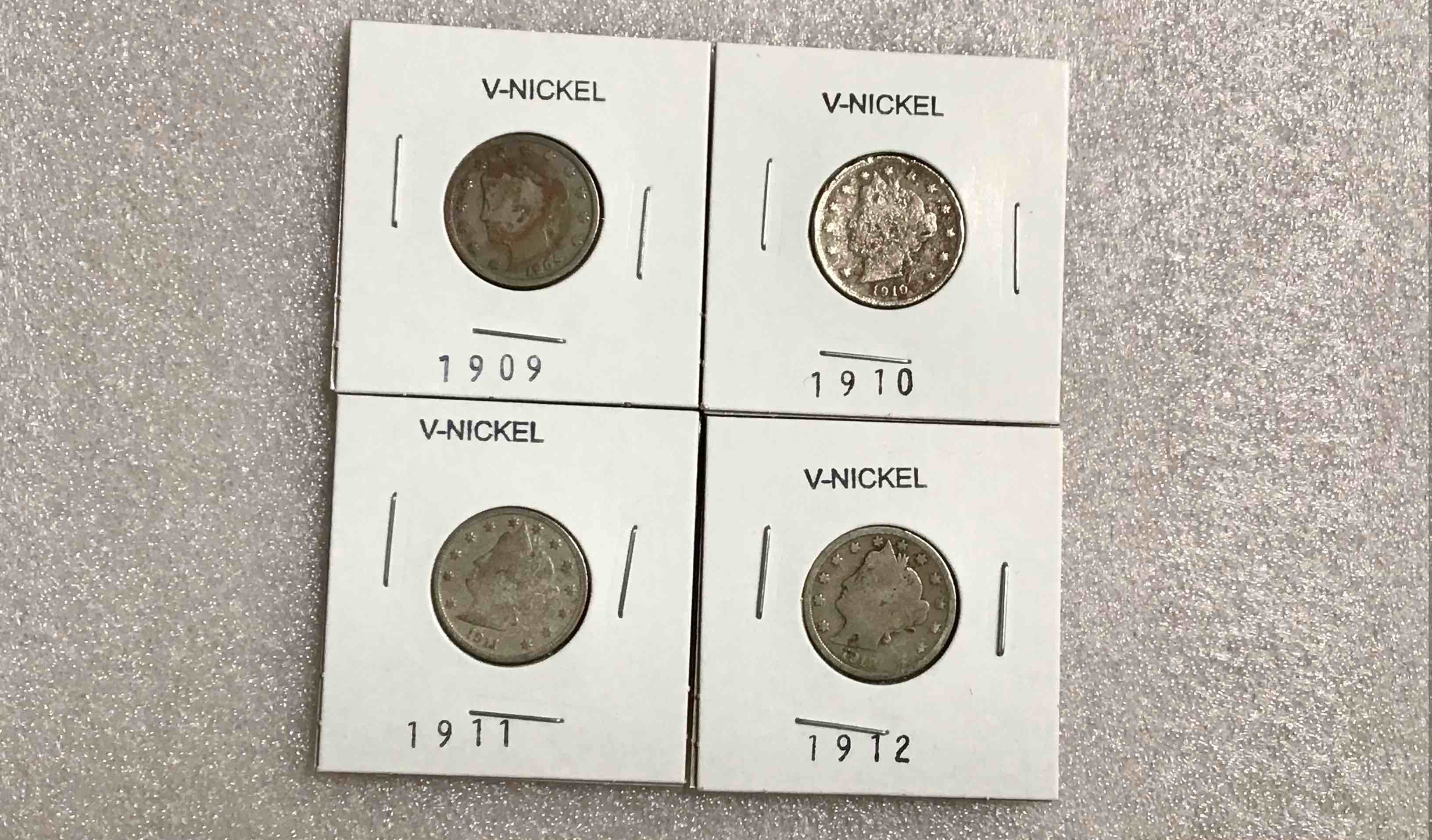 4 “V” or Victory Nickles