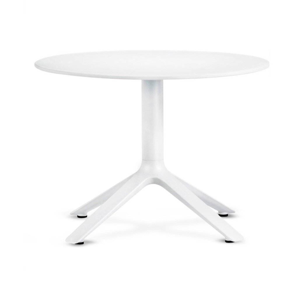 **INCOMPLETE**Toou Side Table Low Round - White 