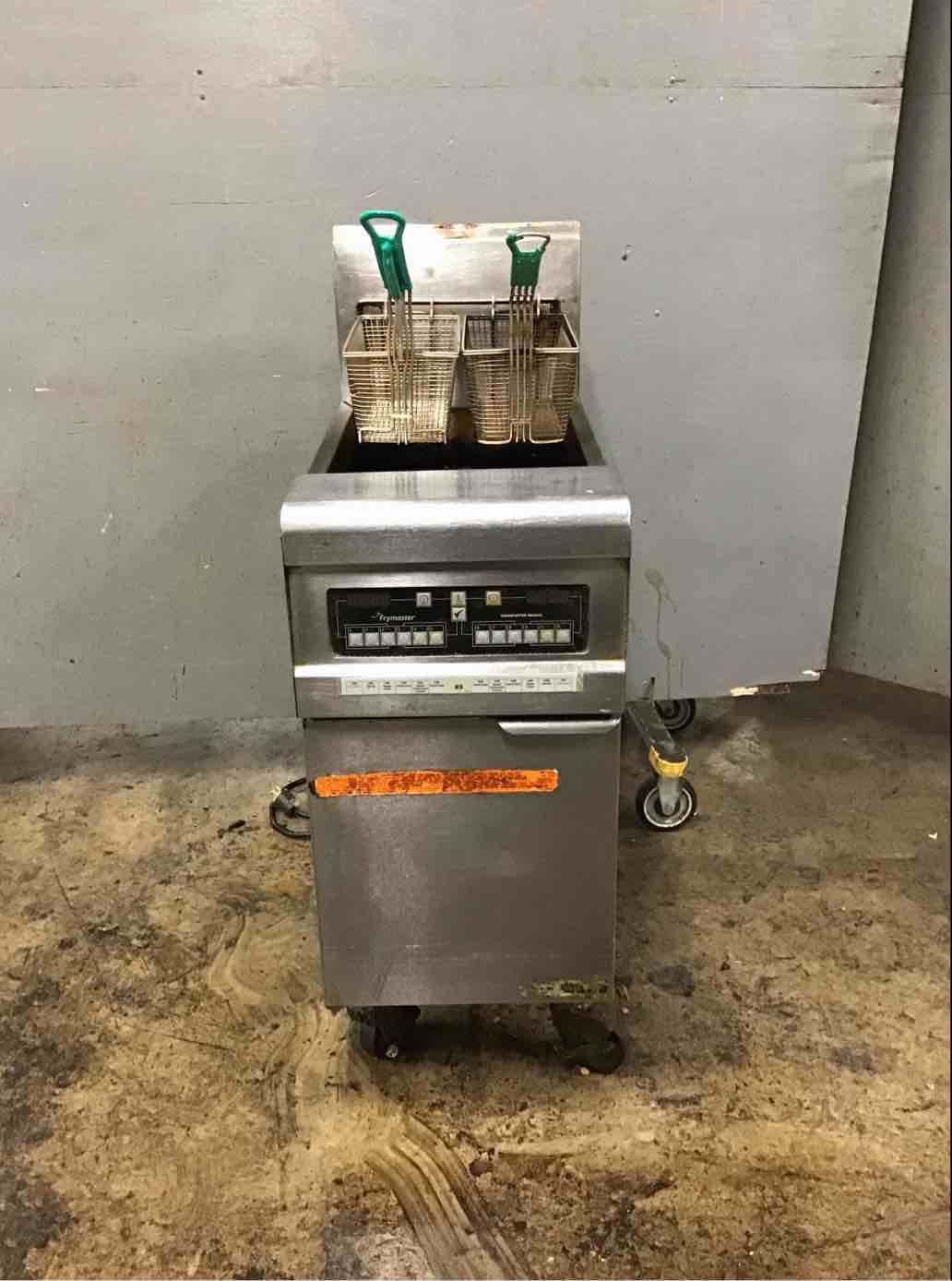 Frymaster Stainless Steel Natural Gas Fryer On Casters 