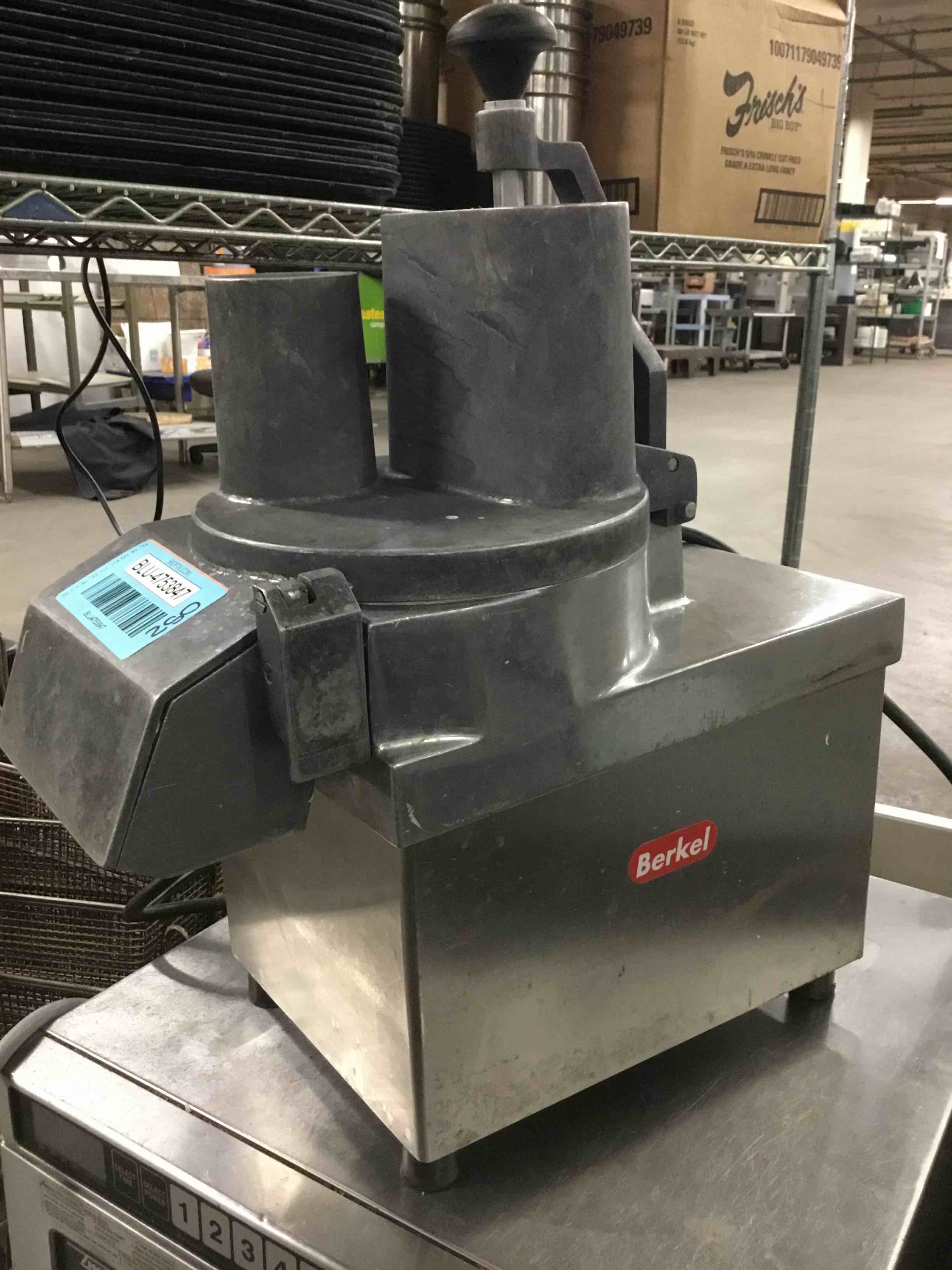 Berkel Stainless Steel Continuous Feed 600 to 800 Pounds Per Hour Food Processor