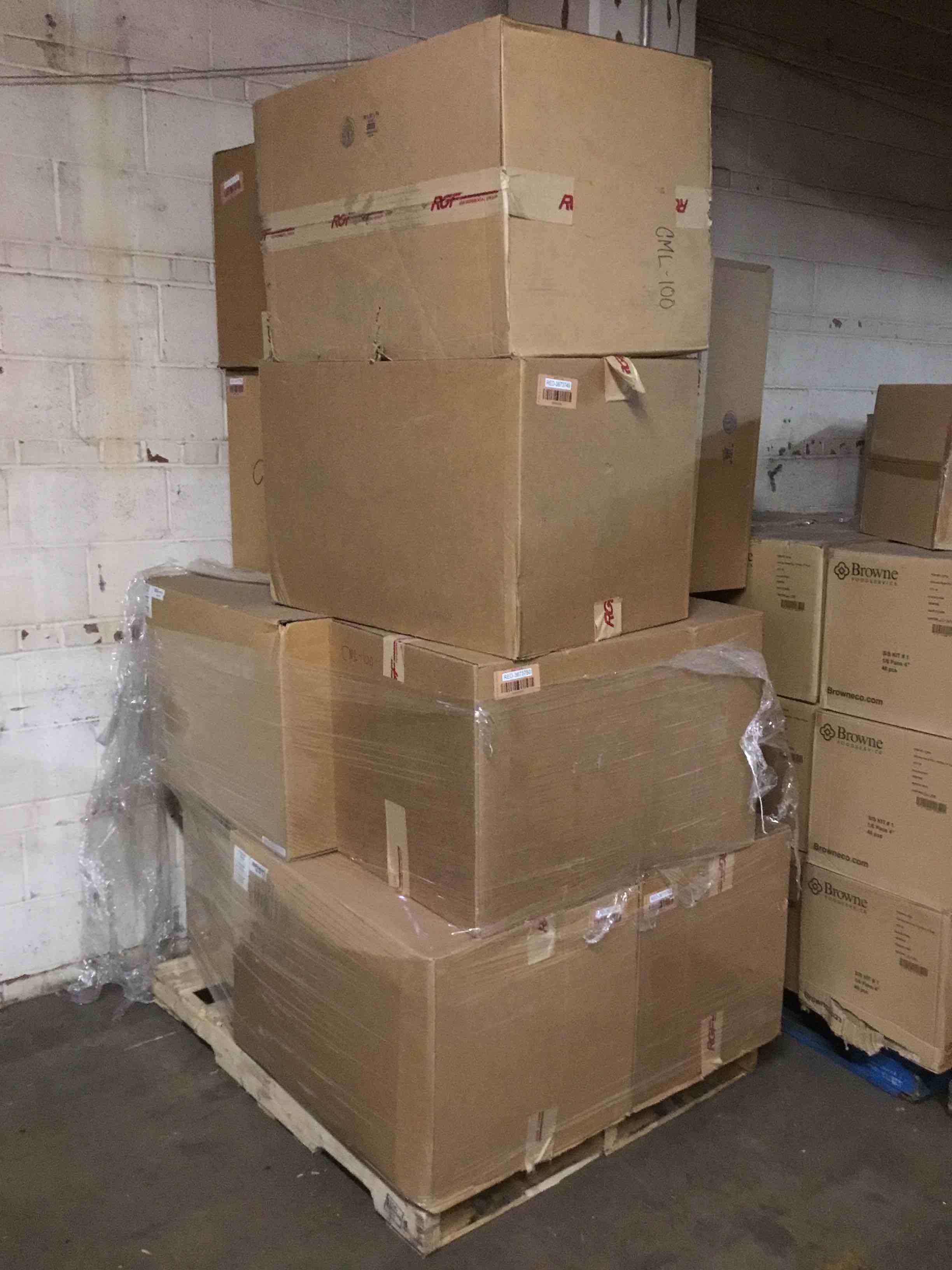 Pallet of RGF 100 Ton Stainless Steel/Polymer Commercial PHI Unit for Air Purification System