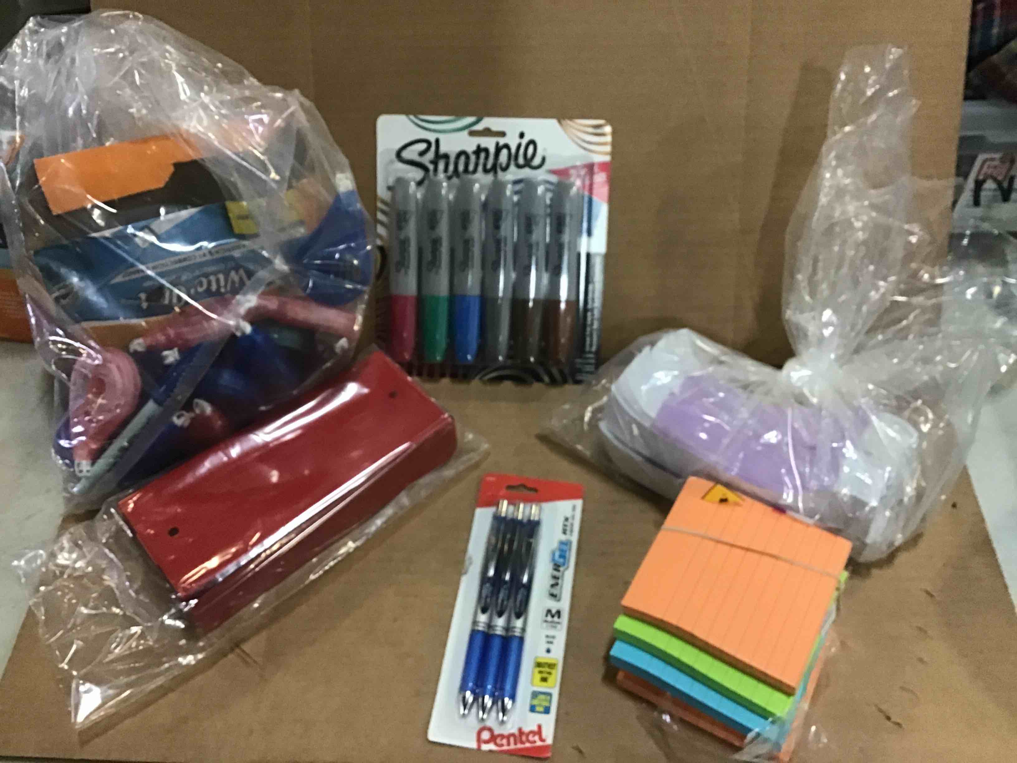 assorted office/ school items 