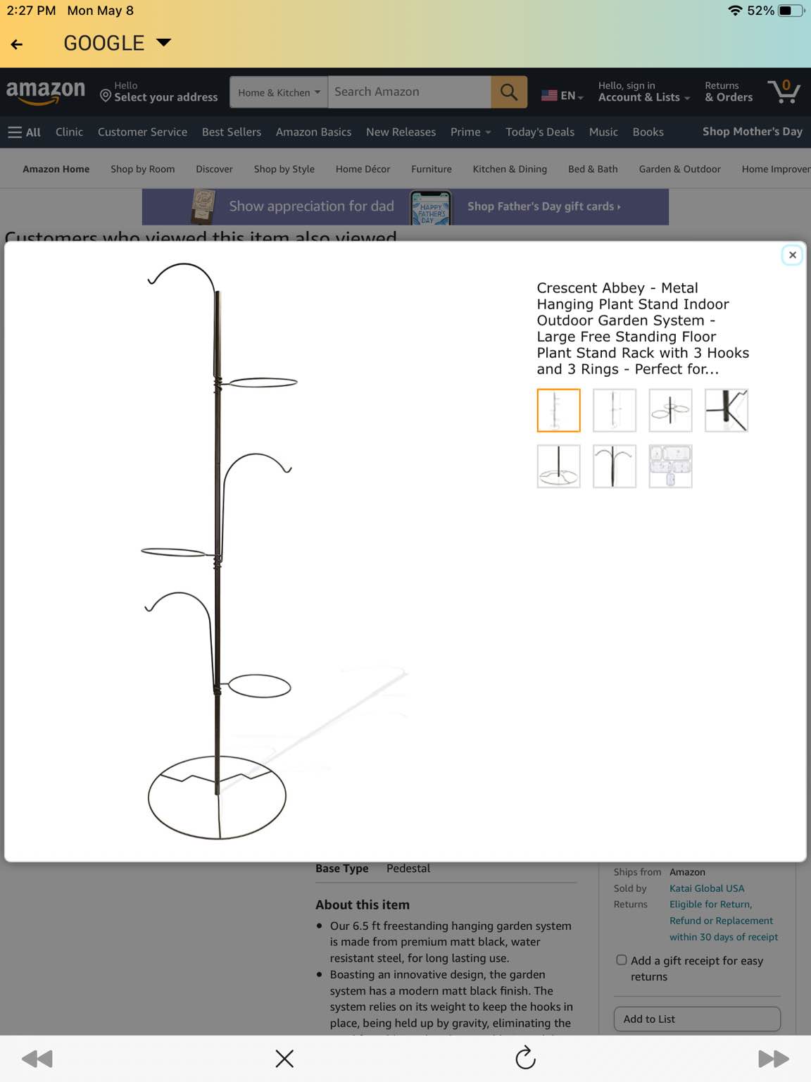 hanging garden system 