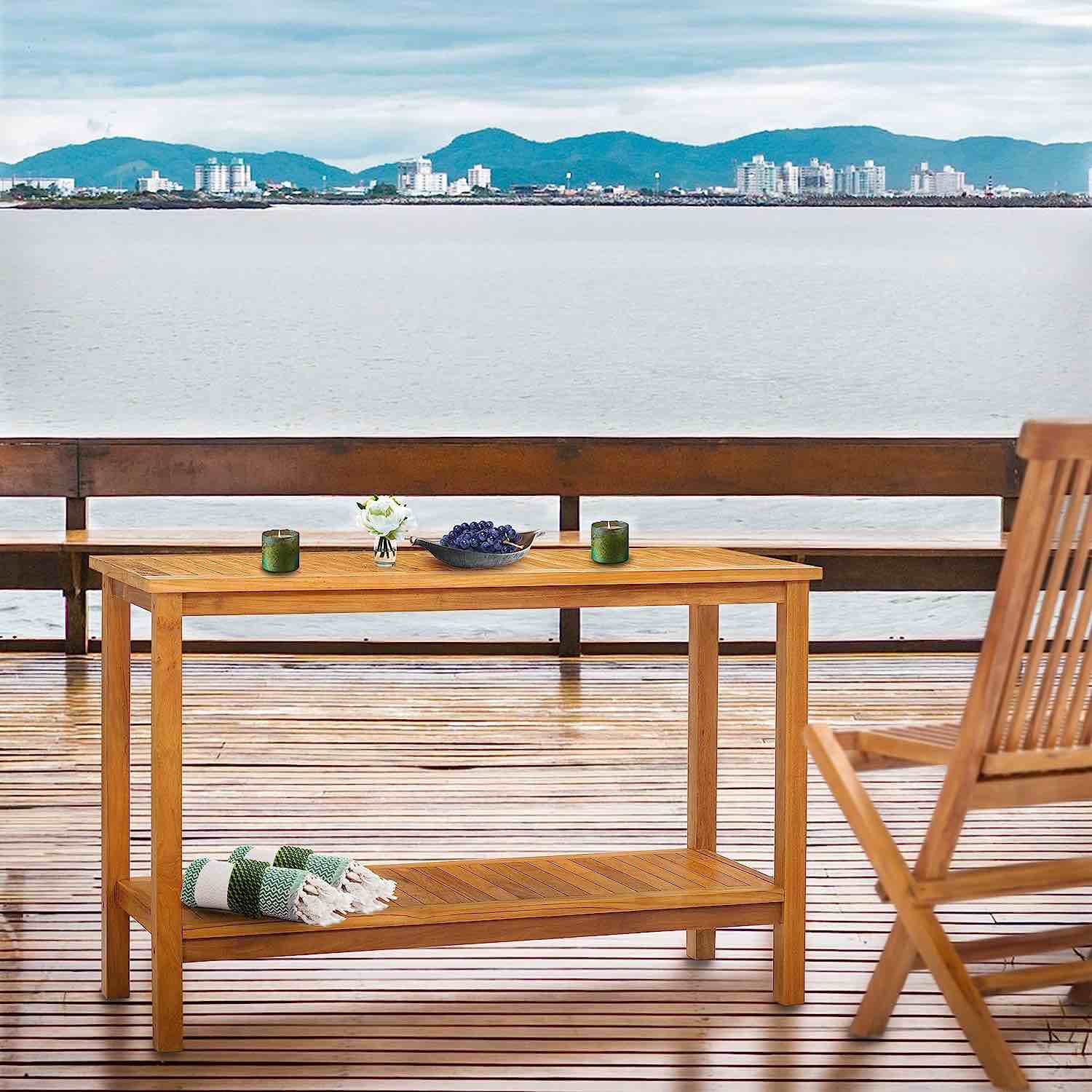 Teak Santa Barbara Serving table 