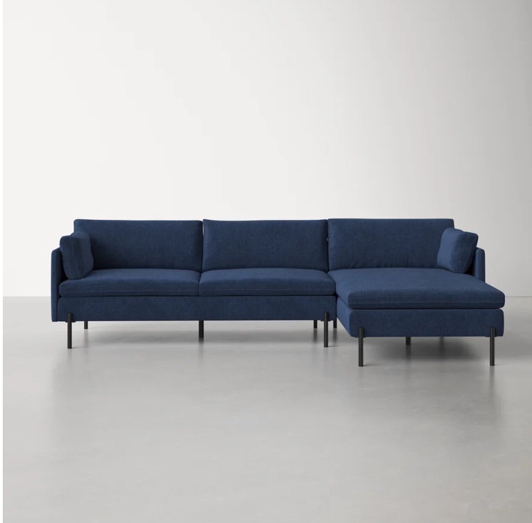 Moab 2 - Piece Upholstered Chaise Sectional (incomplete) chaise only 