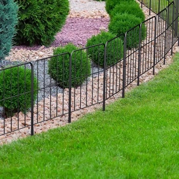 2 ft. H x 1 ft. W Decorative Garden Metal Fencing 25 pieces 