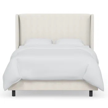 Skyline Upholstered Bed Queen - Incomplete Only Side Rails 