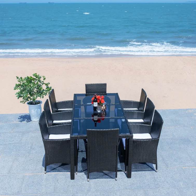Hailee Rectangular 8 - Person 76.8'' Long Dining Set (INCOMPLETE-TABLE ONLY)