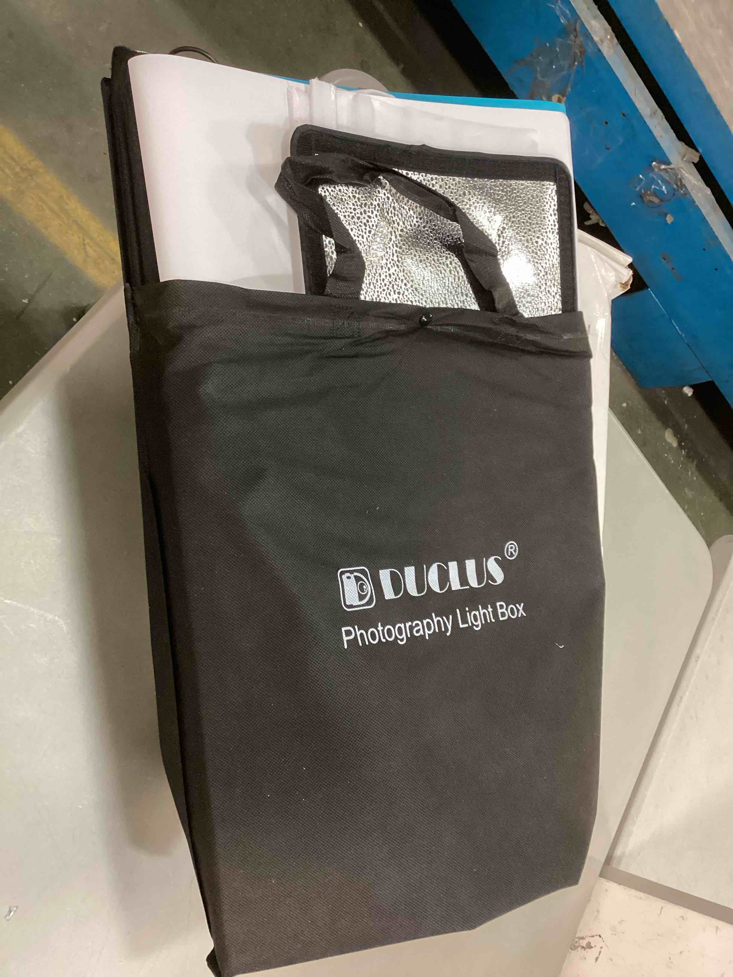 DUCLUS Light Box Photography, 16x16 inch Portable Photo Studio Box with