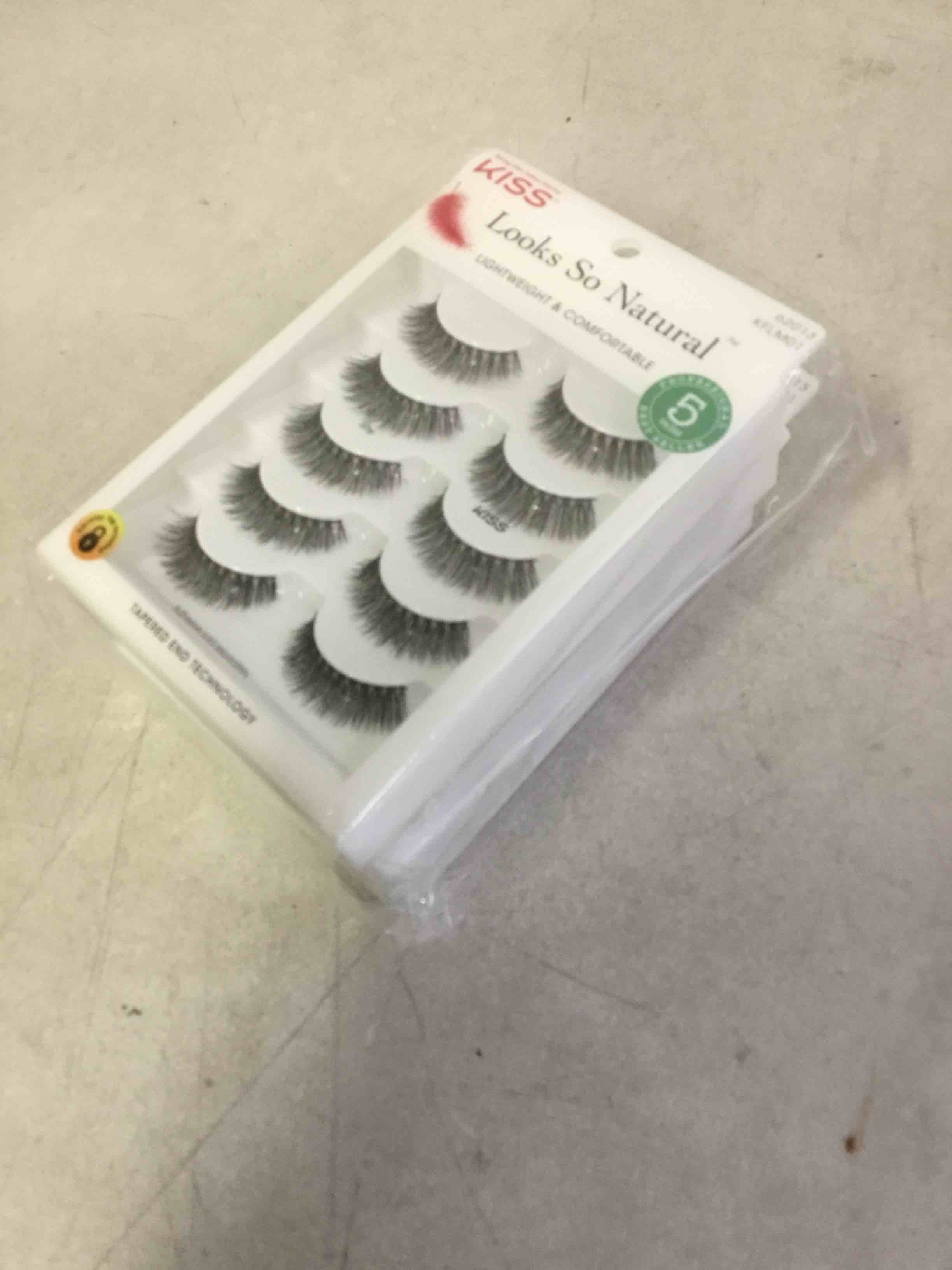 KISS Looks So Natural False Eyelashes Multipack  01 (3 pack)