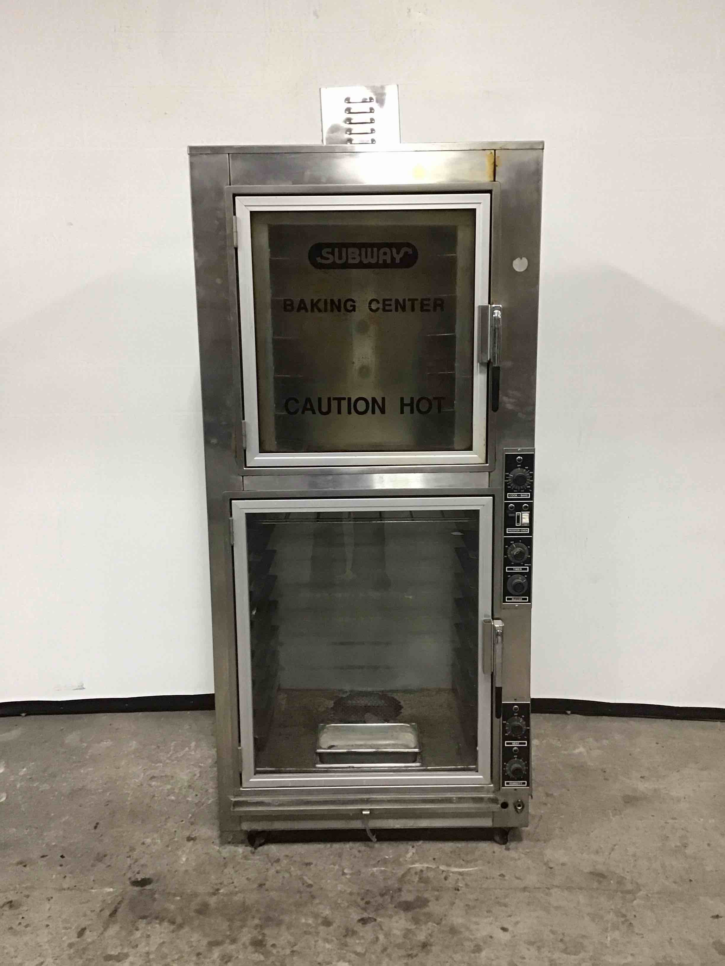 NU-VU STAINLESS STEEL ELECTRIC OVEN/PROOFER ON CASTERS 