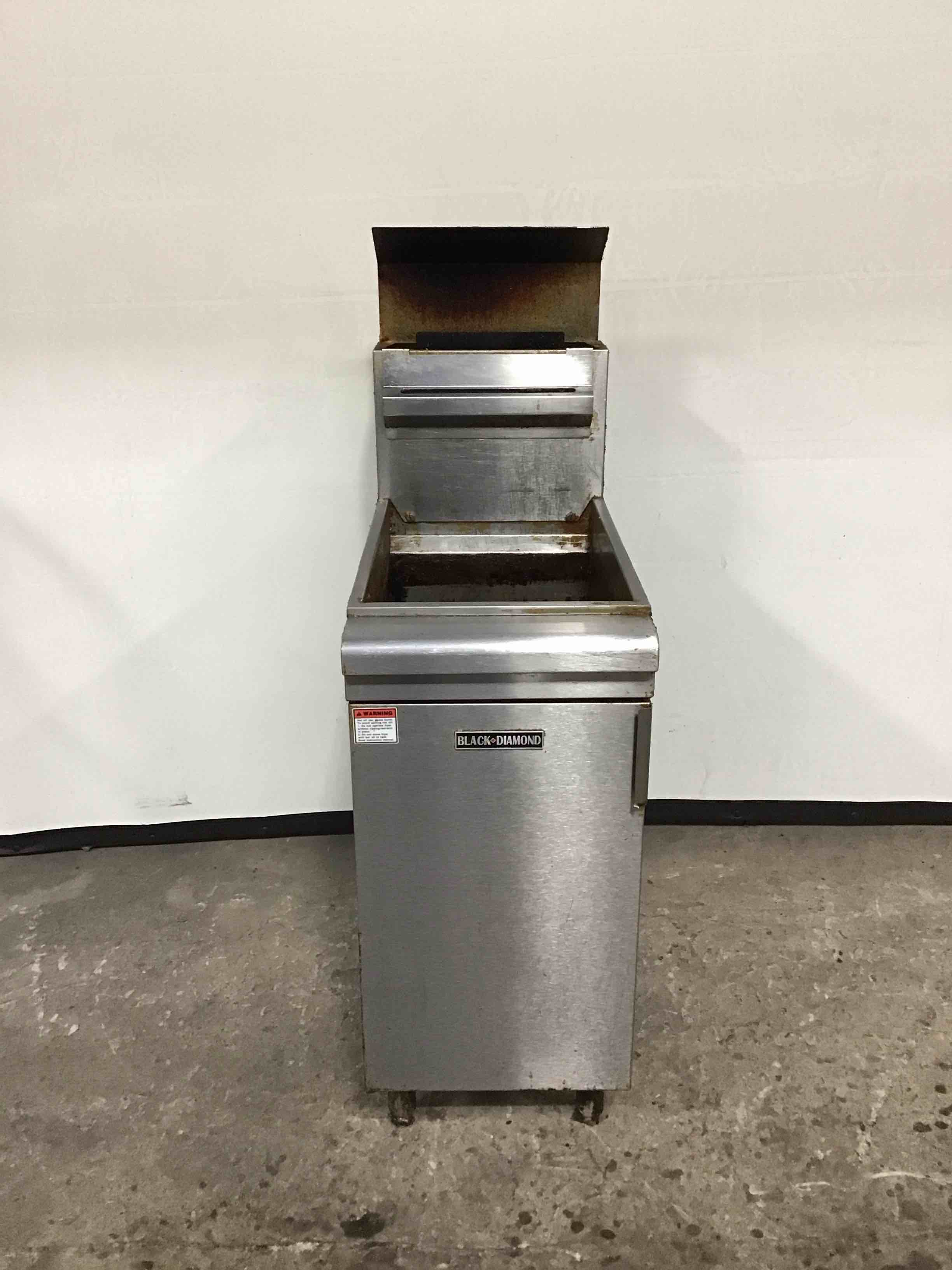 ADCRAFT 40LB CAPACITY NATURAL GAS FRYER