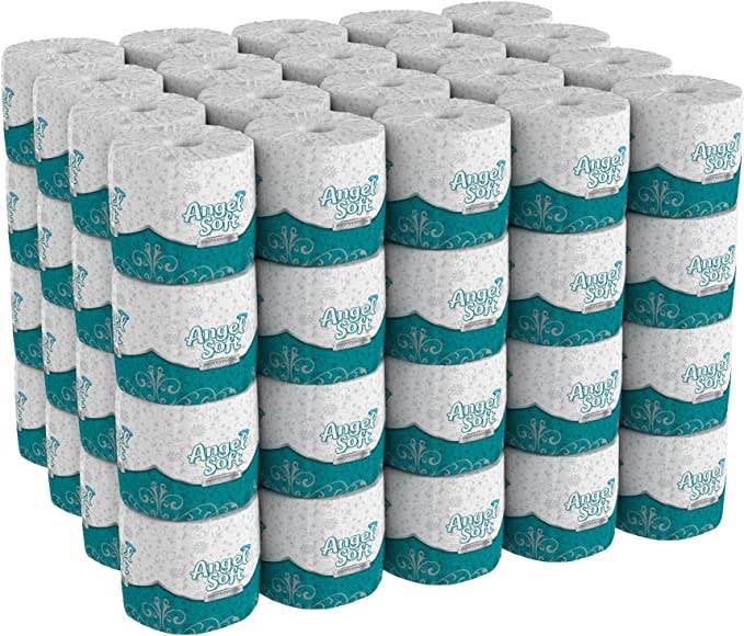 Georgia-Pacific Angel Soft ps 16880 White 2-Ply Premium Embossed Bathroom Tissue, 4.05" Length x 4.0" Width (WHOLE BOX, NOT SURE HOW MANY ROLLS)