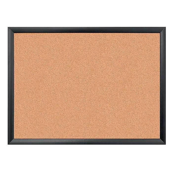 U Brands Cork Bulletin Board, Wood Frame, 2' x 1.5' (026U00-01)