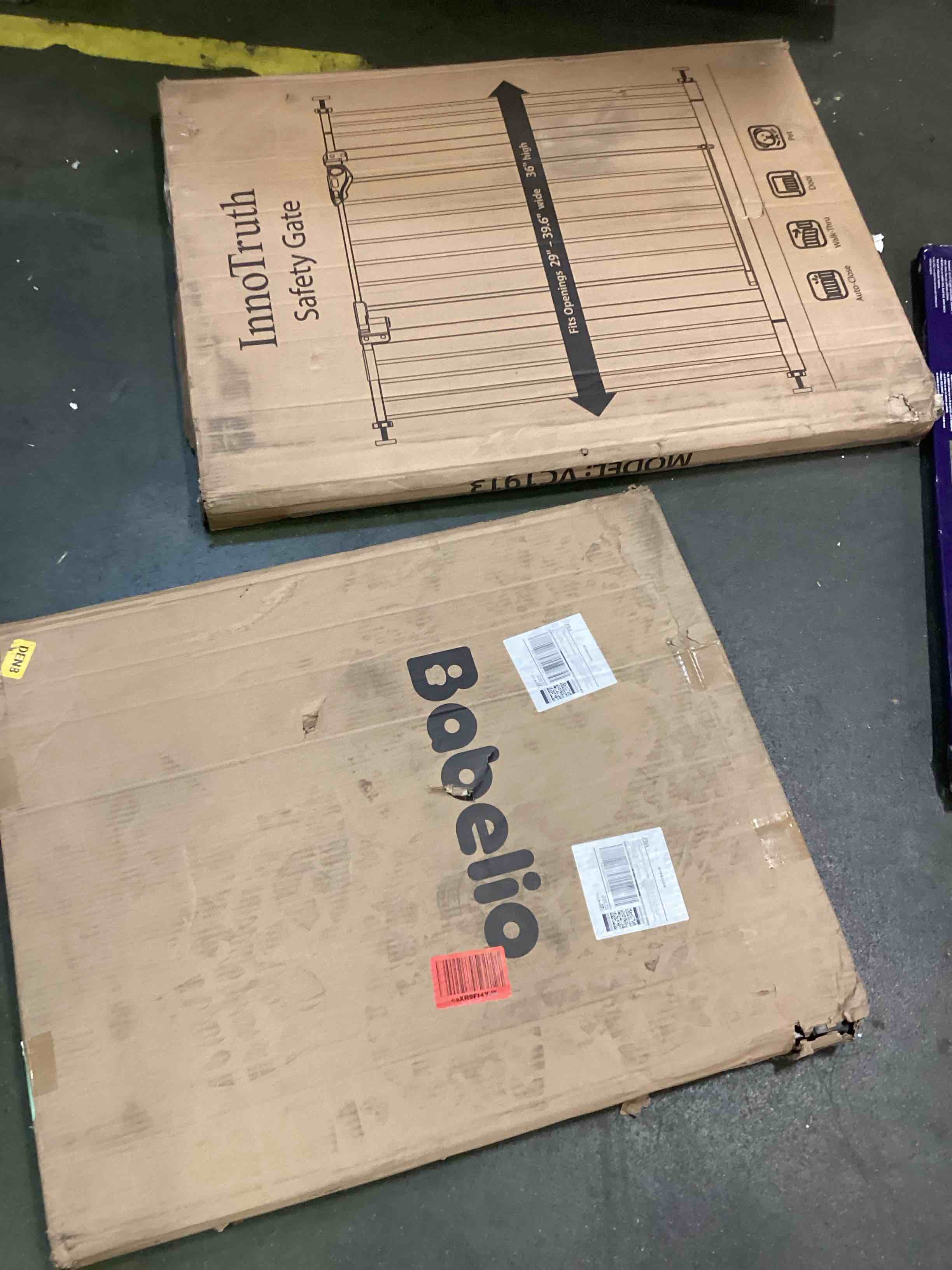 assorted baby gates and rectractable gates 
